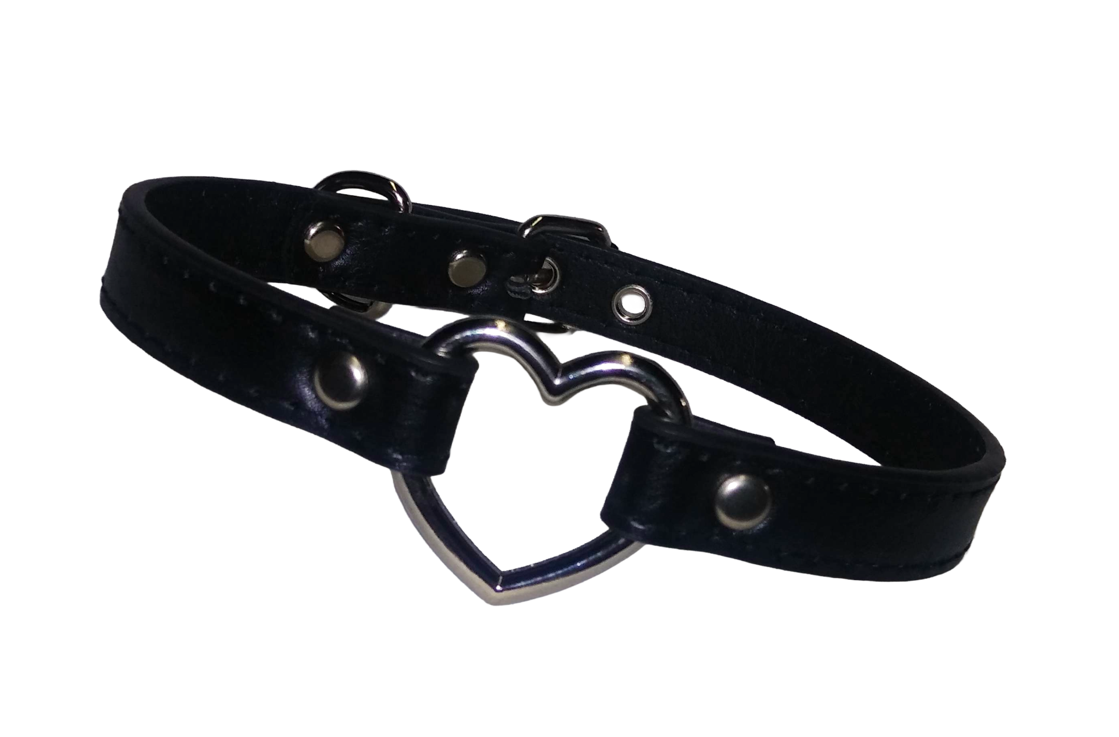 Midnight Oath Heart Ring Collar