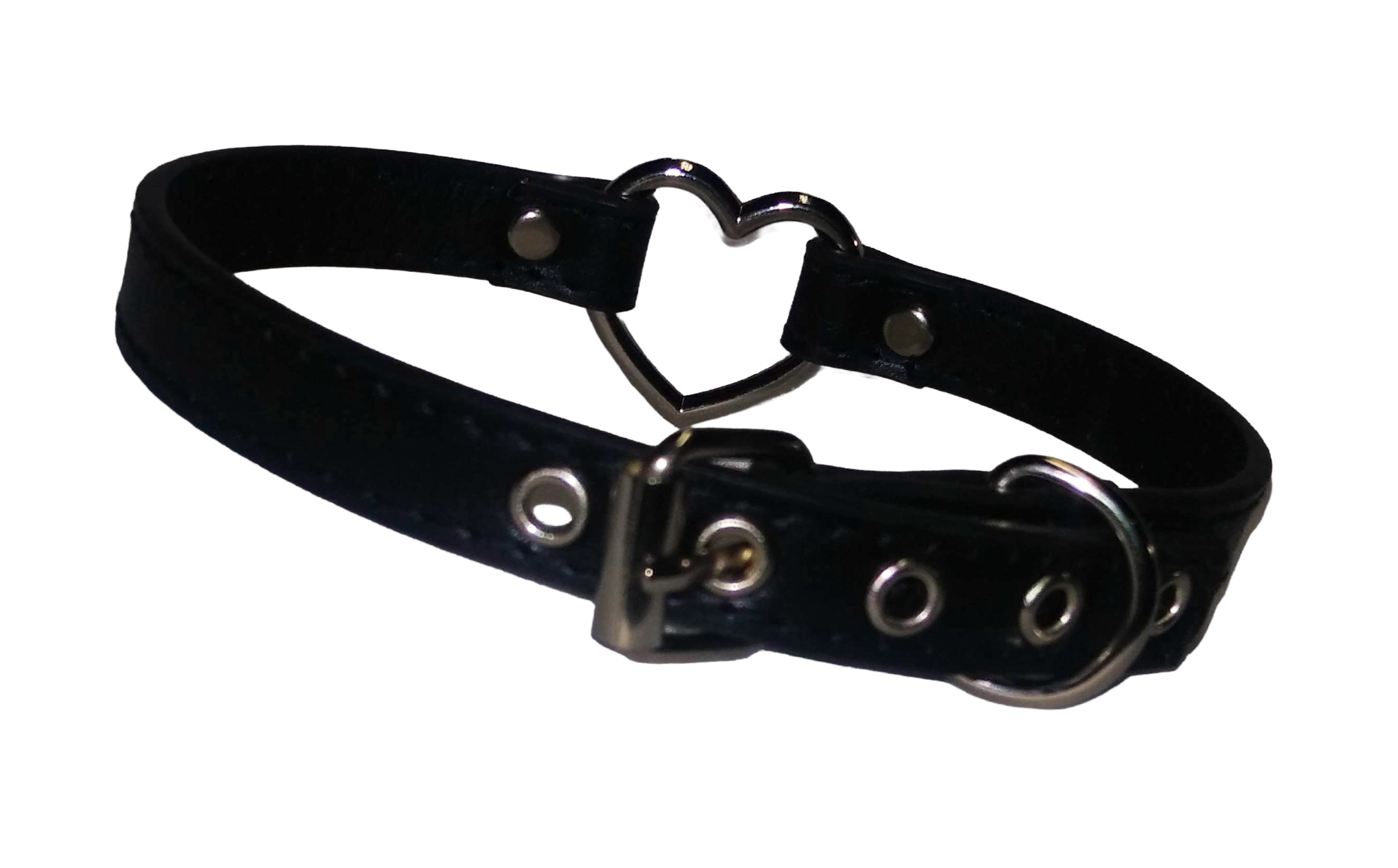 Midnight Oath Heart Ring Collar