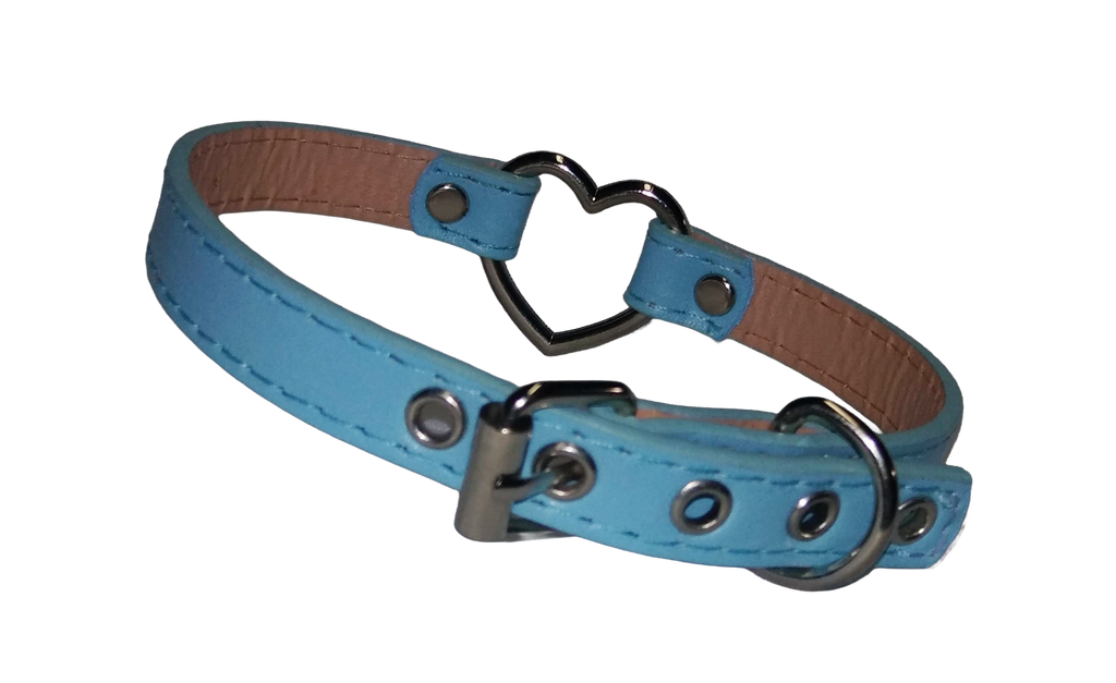 Cerulean Oath Blue Heart Ring Collar