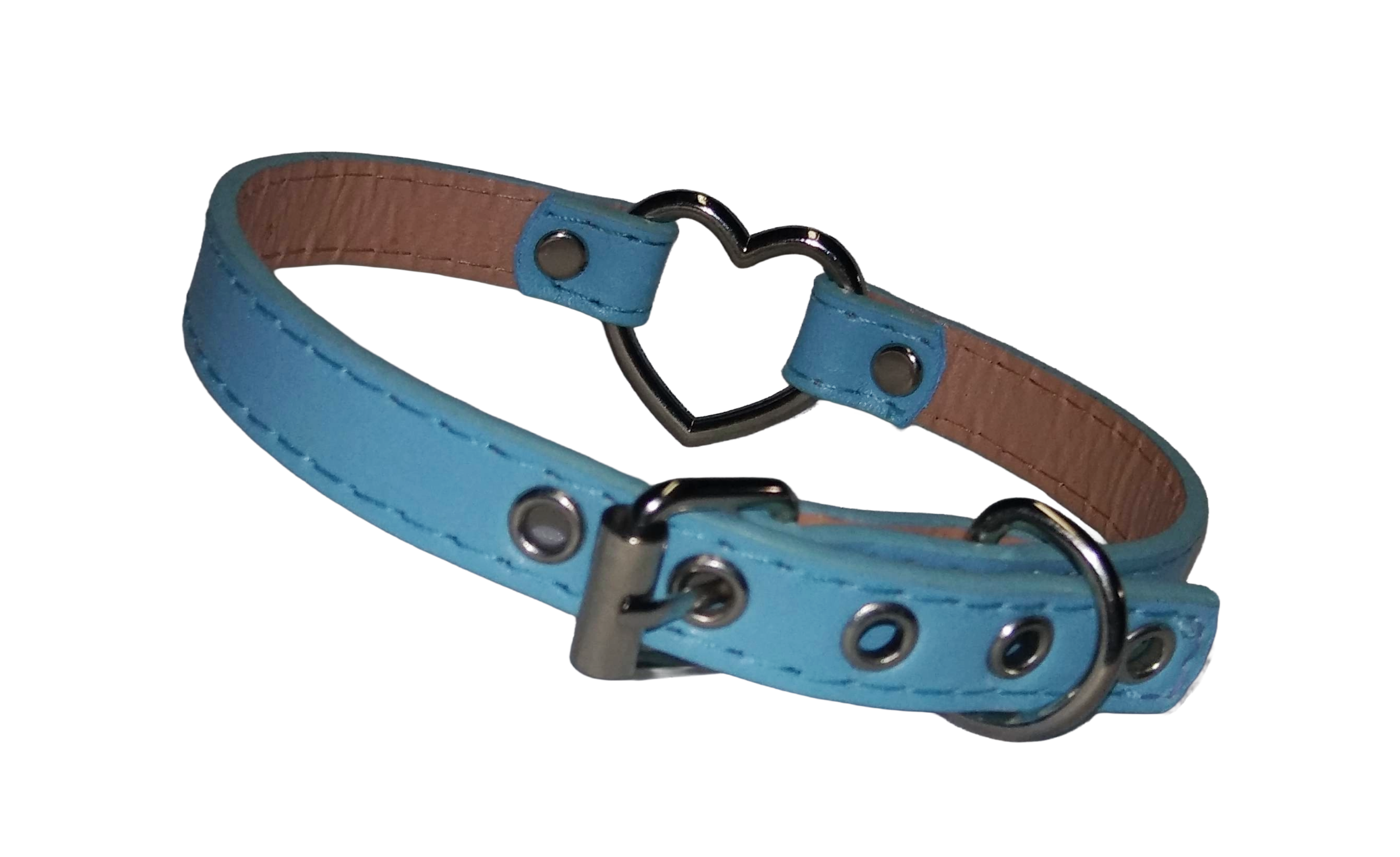 Cerulean Oath Blue Heart Ring Collar