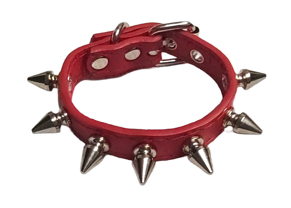 Crimson Ruin Spiked Cuff Bracelet